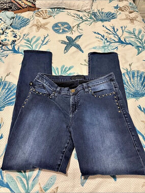 Rock & Republic Studded Skinny Jeans Blue